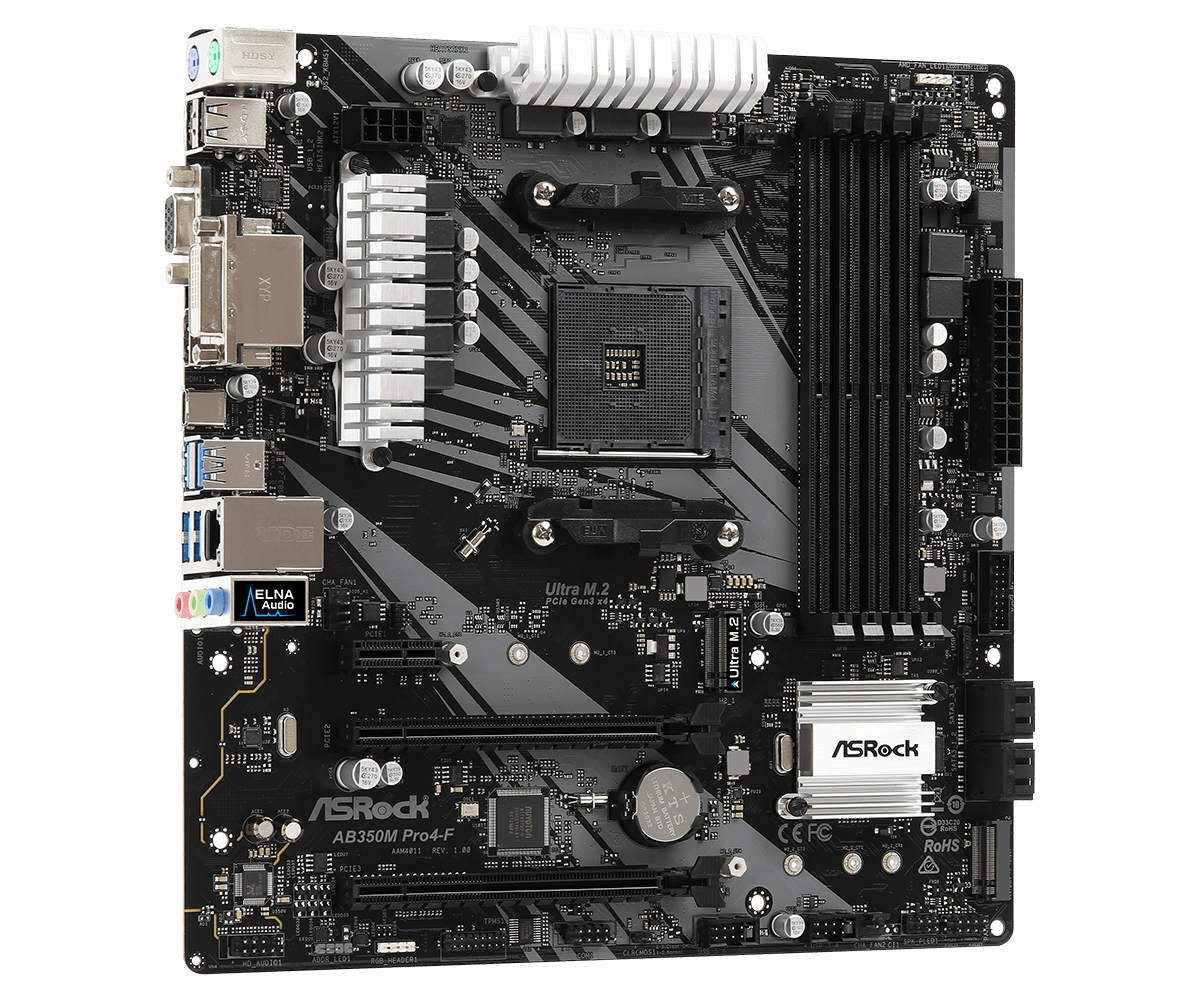 Asrock ab350m pro4 обзор